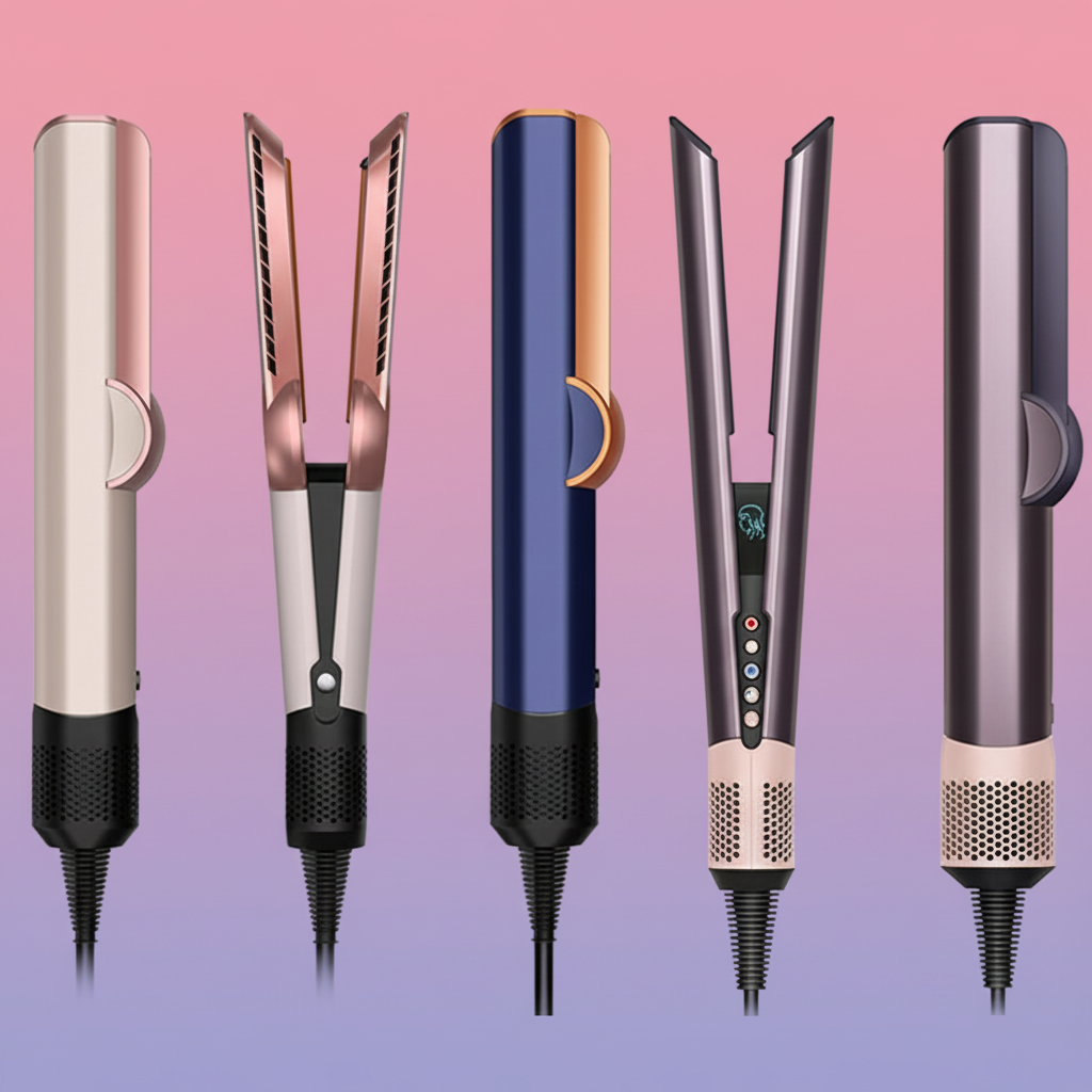 Air Hair Straightener – Fast 2-in-1 Blow Dryer & Straightener Brush for Silky Hair